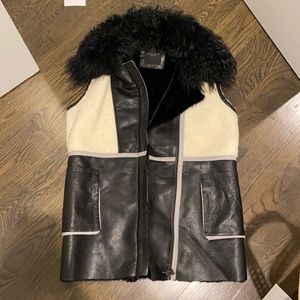 Frankie morello fur vest